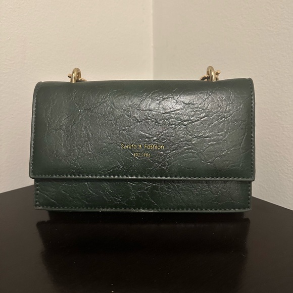 sunita & fashion est 1985 Handbags - Dark Green Crossbody Bag